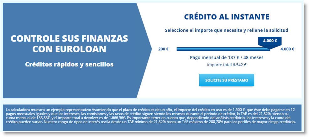 Línea de Crédito Euroloan
